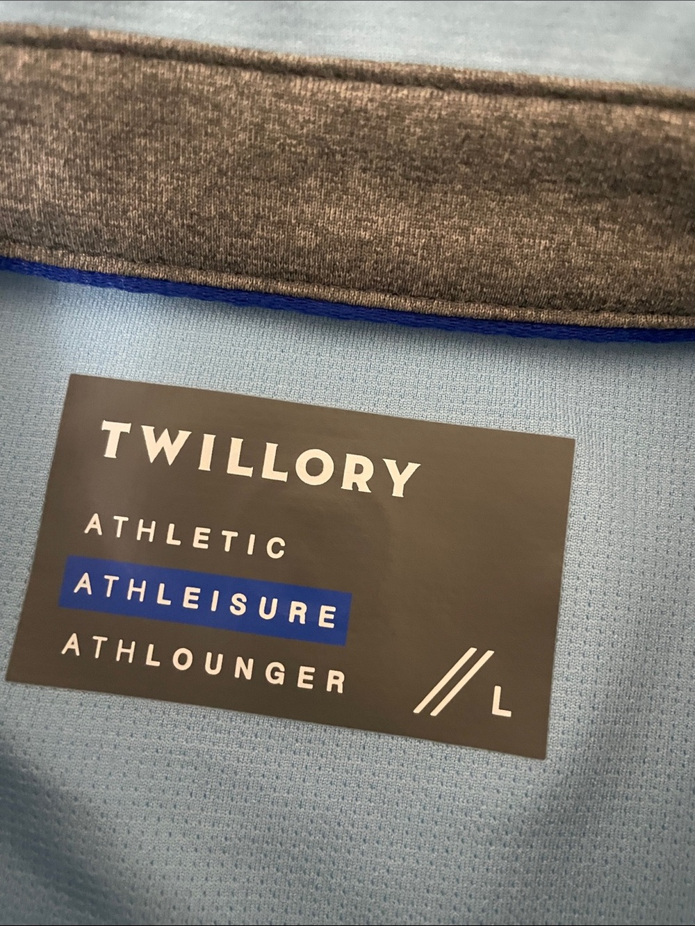 Twillory Athleisure Long Sleeve Polo size Large - Picture 4 of 8